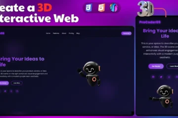 3d website design