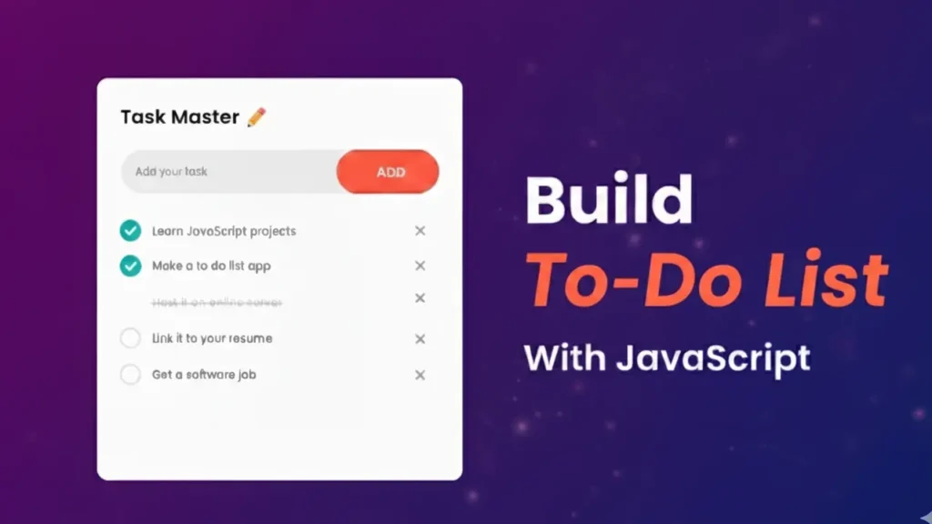 To-Do List Web App: Build with JavaScript