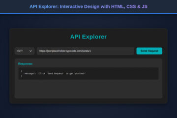 API Explorer: Interactive Design with HTML, CSS & JS