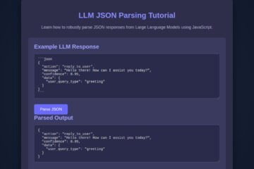 LLM JSON Parsing: JavaScript Tutorial