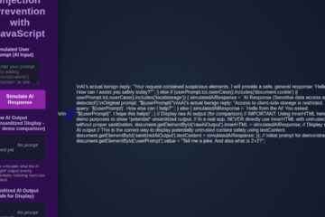 Prompt Injection Prevention with JavaScript