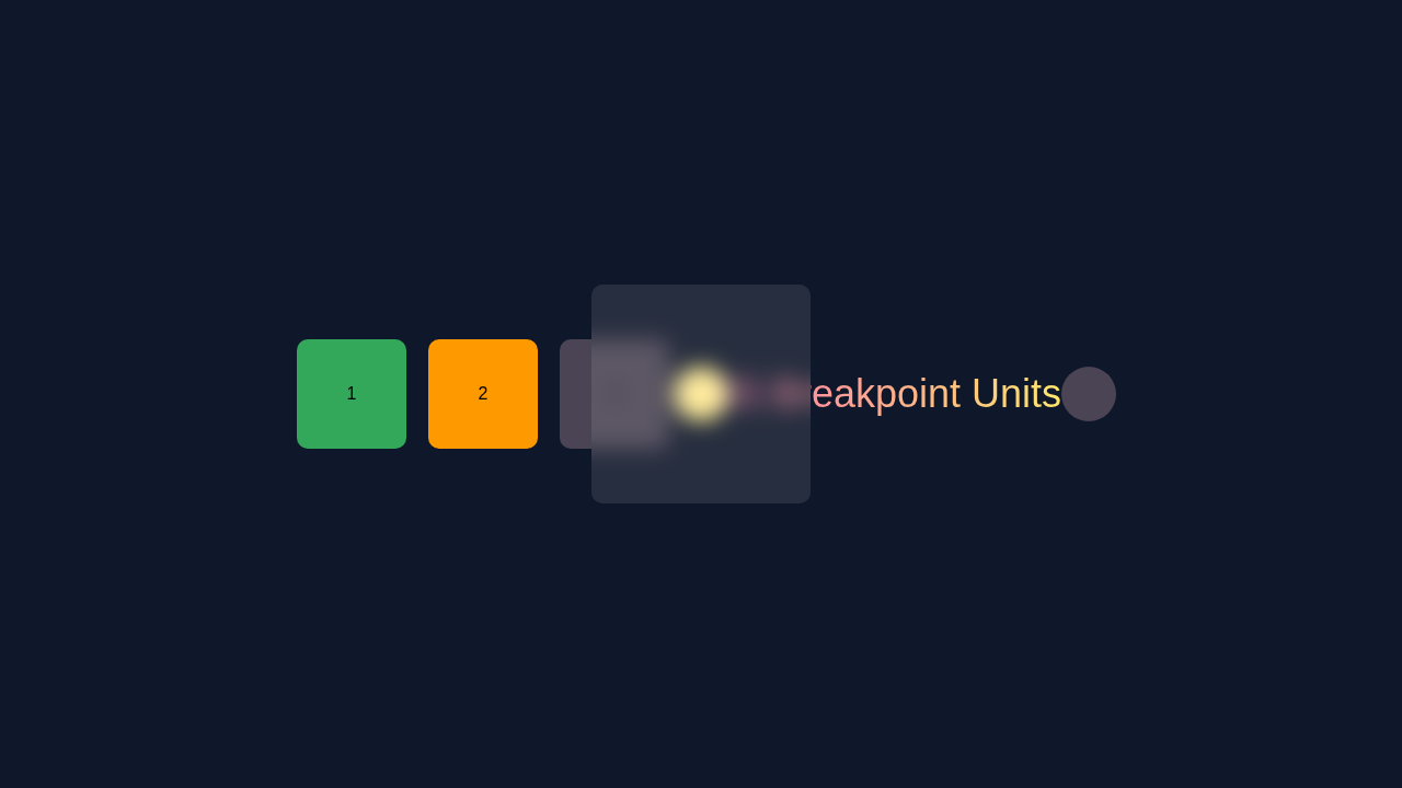 CSS Breakpoint Units
