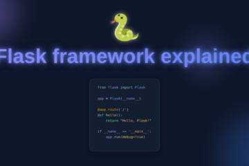 Flask Framework Explained: UI/UX Blog Thumbnail