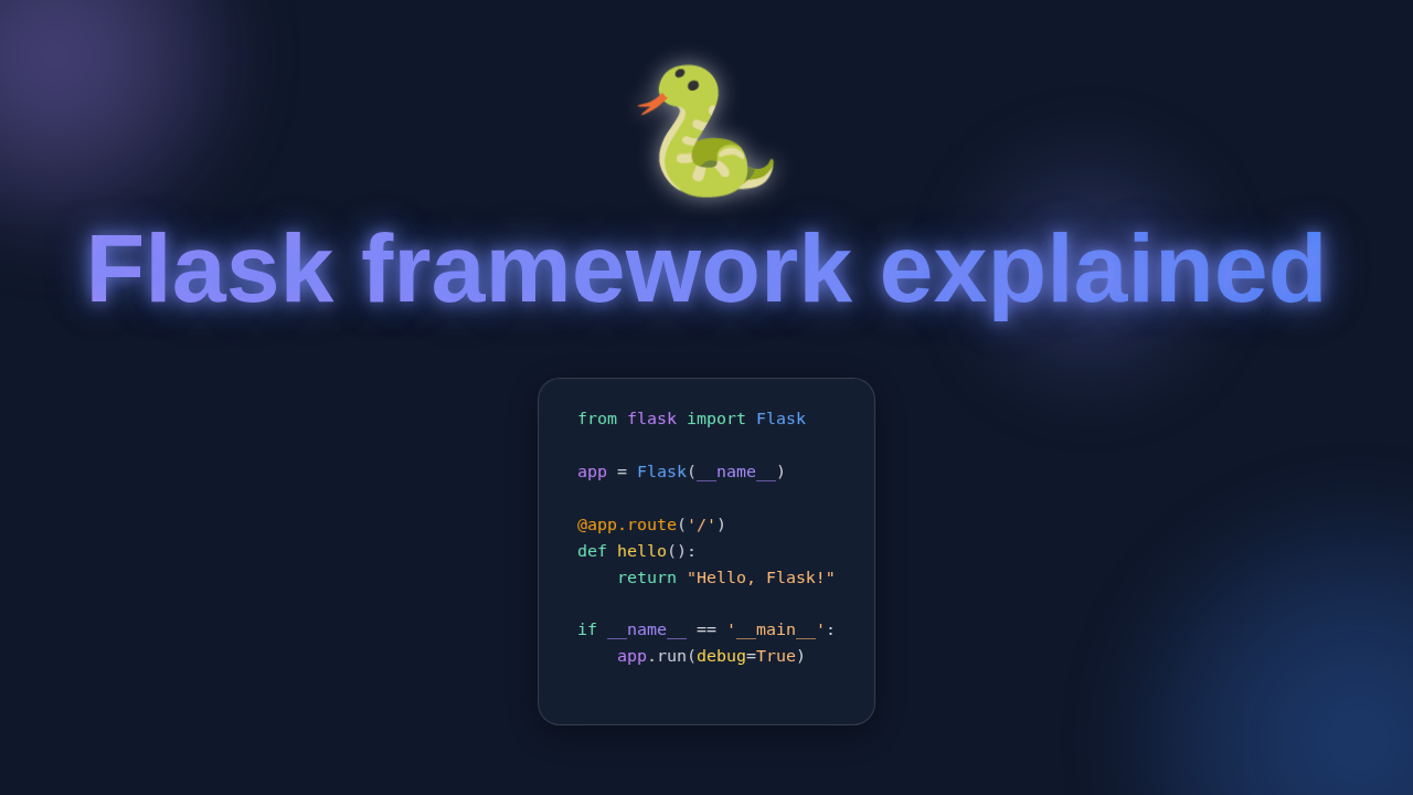 Flask Framework Explained: UI/UX Blog Thumbnail