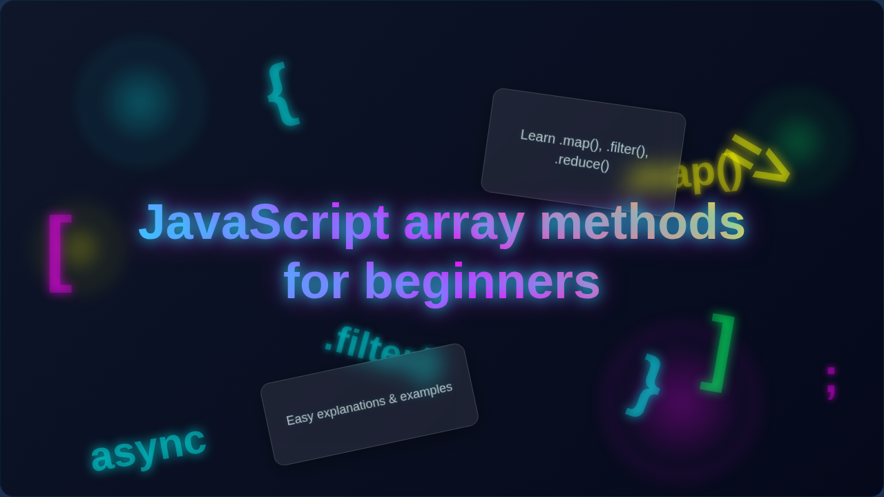 JS Array Methods for Beginners: A Visual Guide