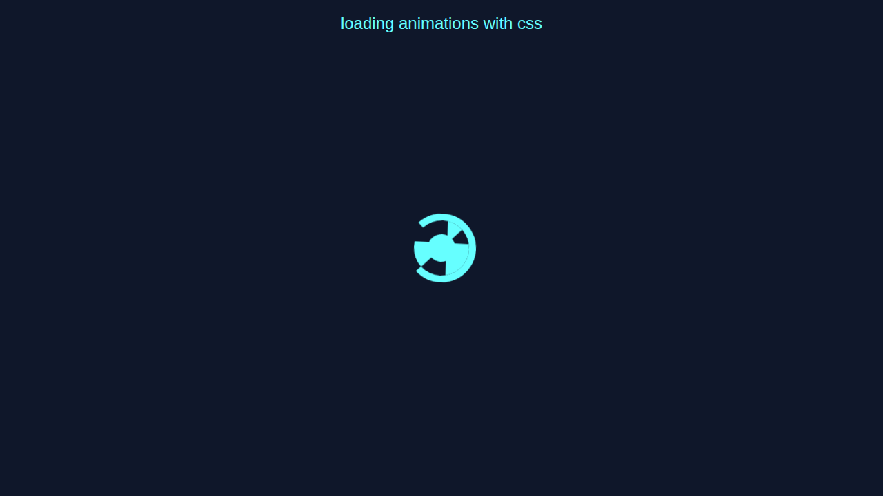 Loading Animations with HTML and CSS