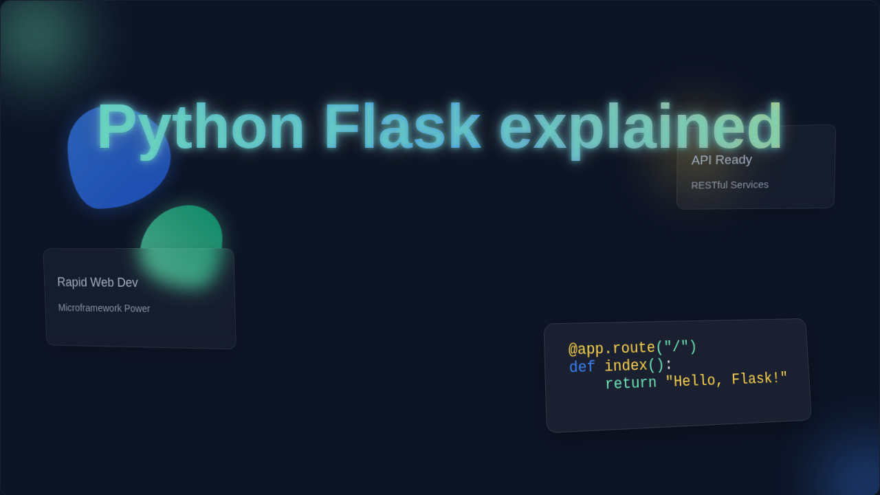 Python Flask Explained - Learn Web Dev
