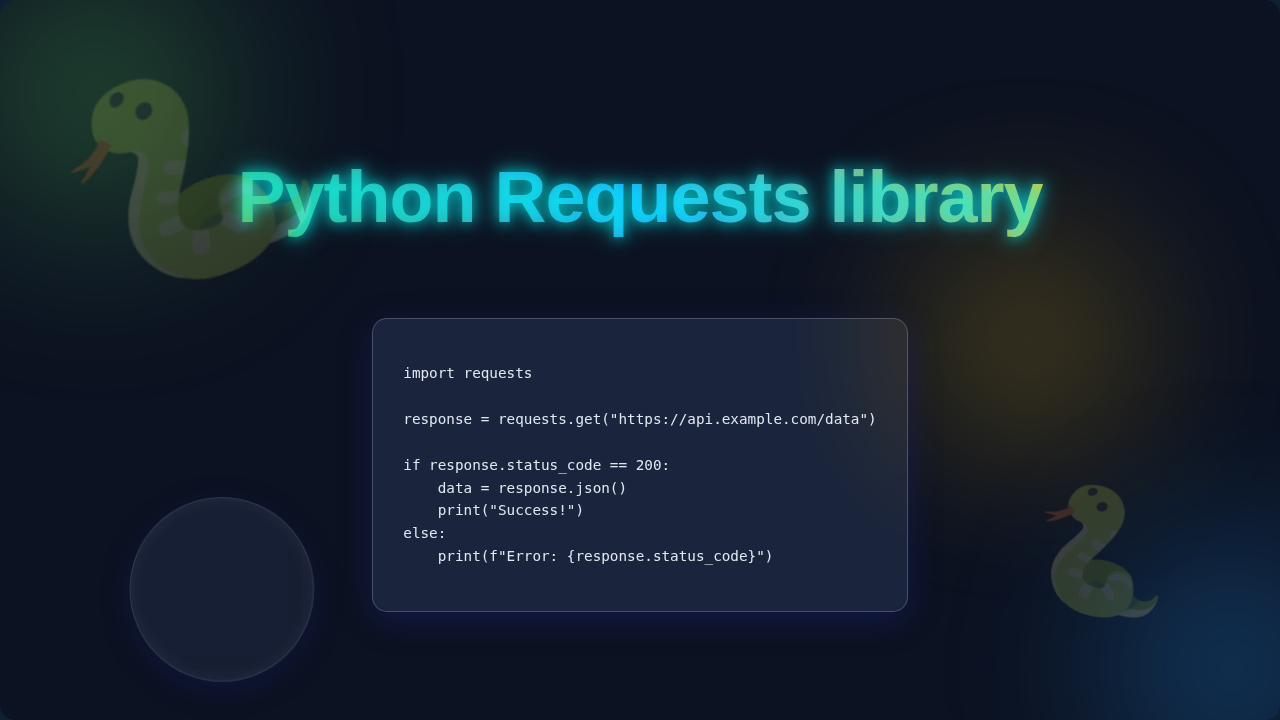 Python Requests Library: Blog Thumbnail for Web Development