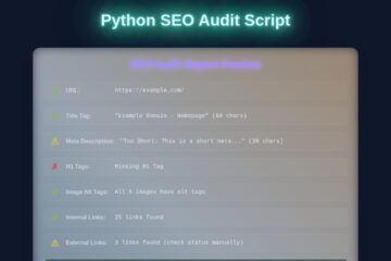 Python SEO Audit: Script to Evaluate On-Page Elements