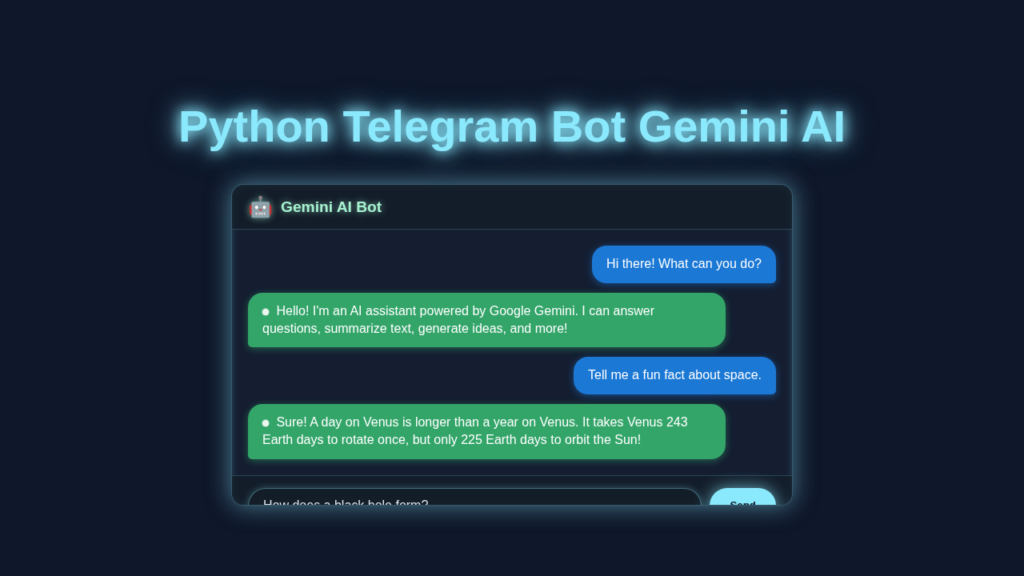 Python Telegram Bot Gemini AI: Your Smart Chat Assistant