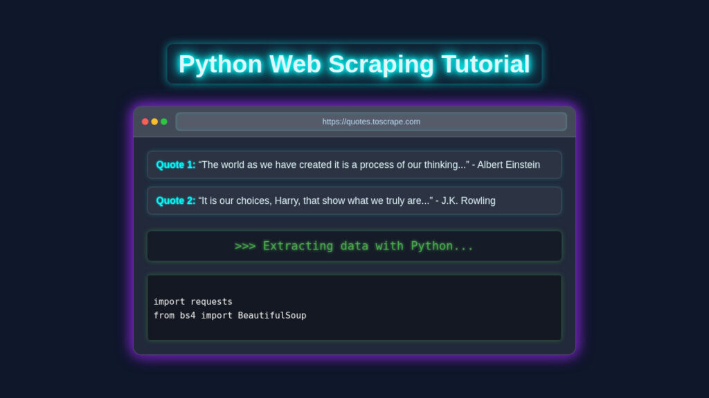 Python Web Scraping Tutorial: Build Your First Scraper