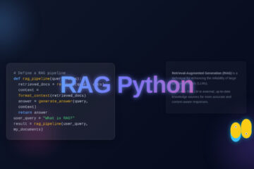 RAG Python Blog Thumbnail: Elite UI/UX Design & Code Visuals