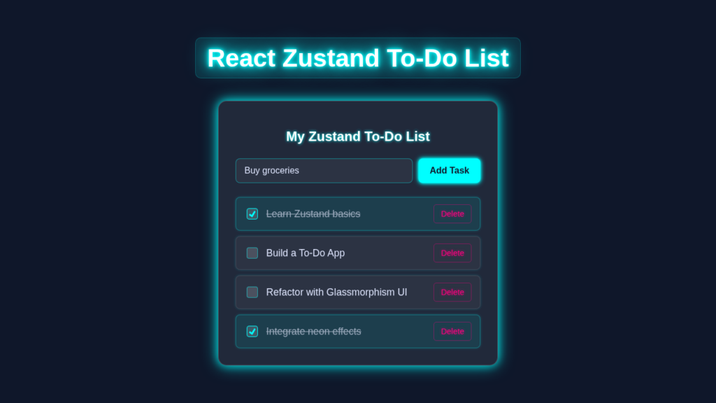 Zustand To-Do List in React: State Management Tutorial