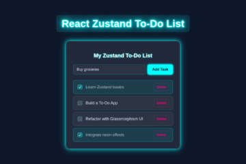 Zustand To-Do List in React: State Management Tutorial