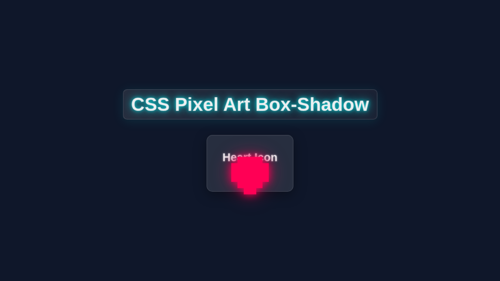 CSS Pixel Art Box-Shadow: Master HTML & CSS Techniques