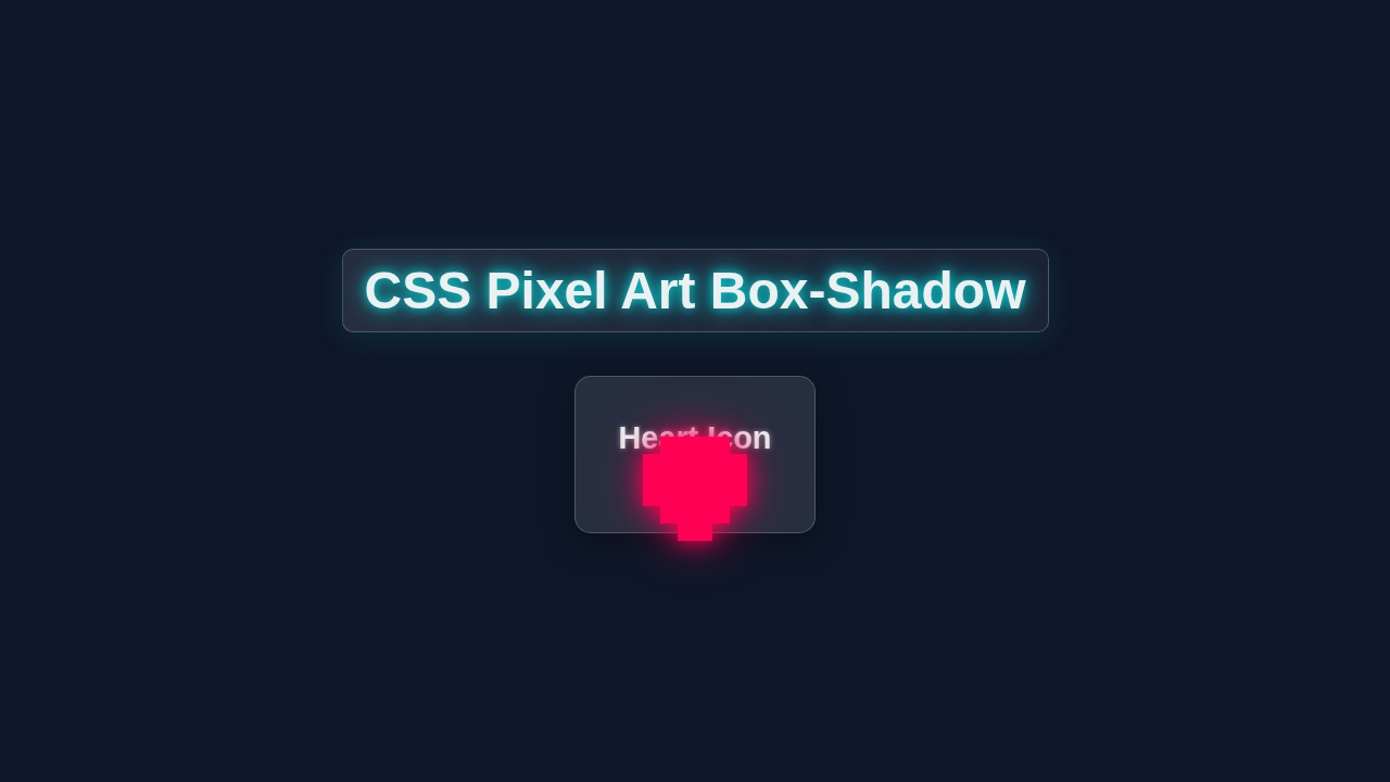 CSS Pixel Art Box-Shadow: Master HTML & CSS Techniques