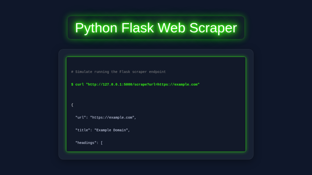 Flask Web Scraper: Build a Python Scraper with Flask
