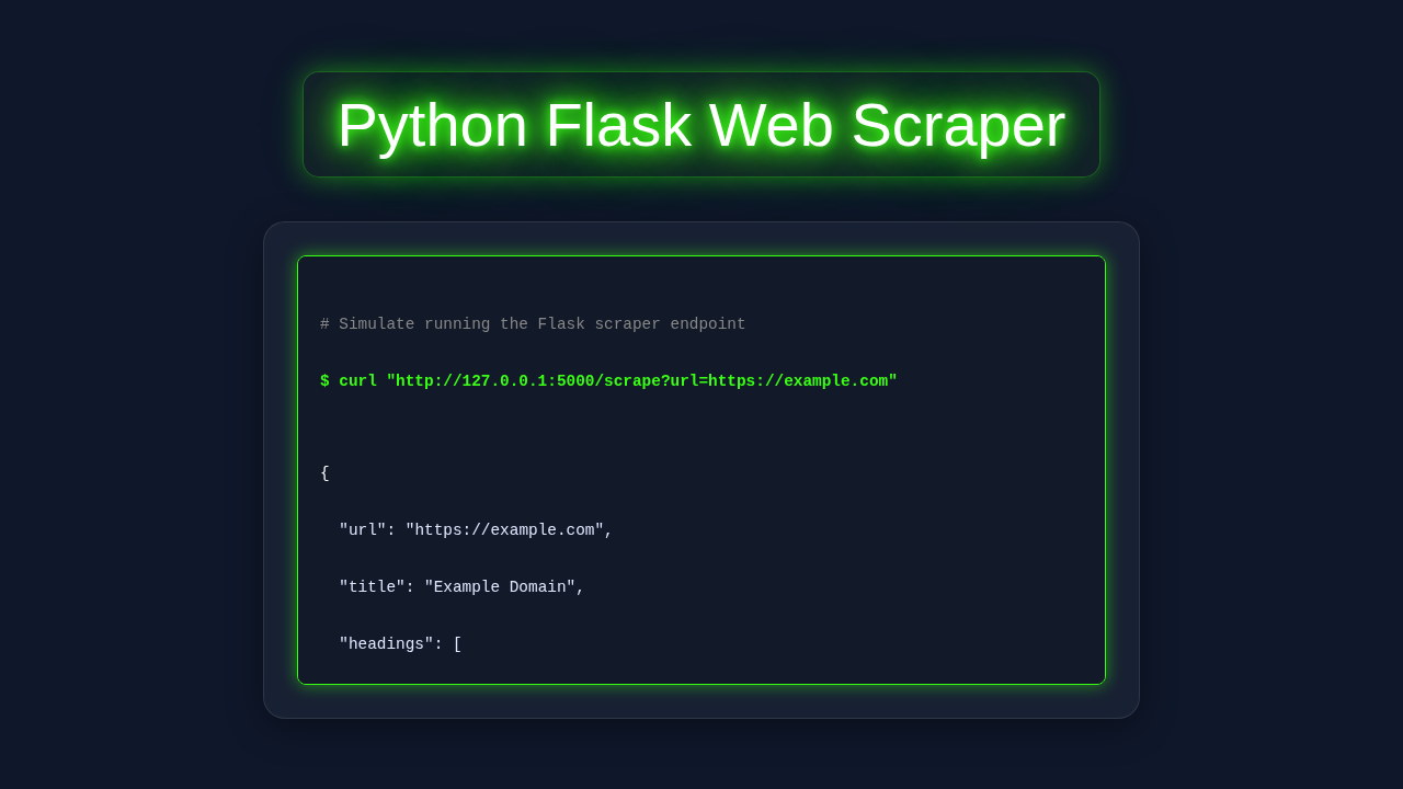 Flask Web Scraper: Build a Python Scraper with Flask