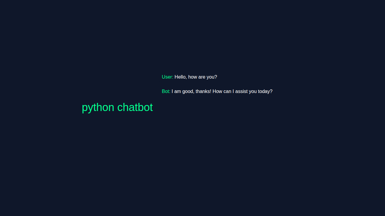 Python Chatbot with Automation