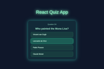 React Quiz App Tutorial: Functional Components & Hooks