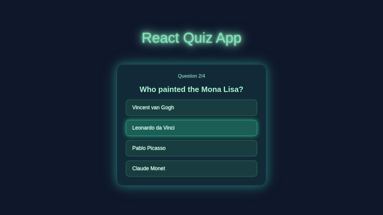 React Quiz App Tutorial: Functional Components & Hooks
