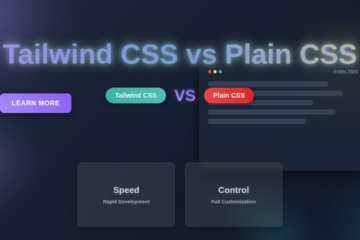 Tailwind CSS vs Plain CSS: The Ultimate Comparison Thumbnail