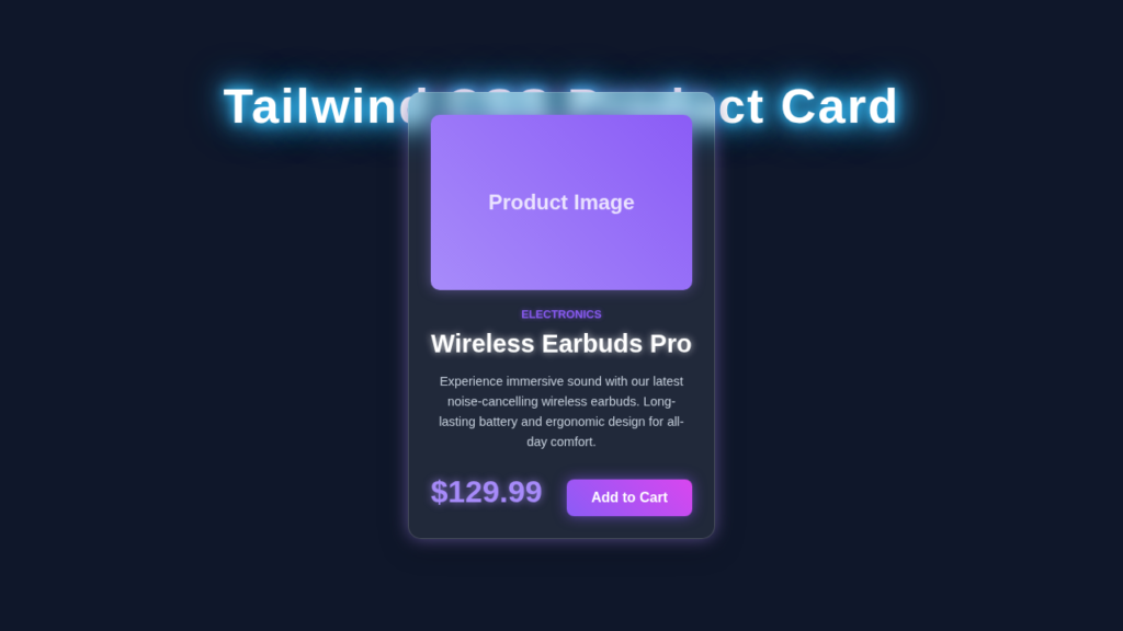 Tailwind Product Card: Build Stunning Cards with HTML & CSS