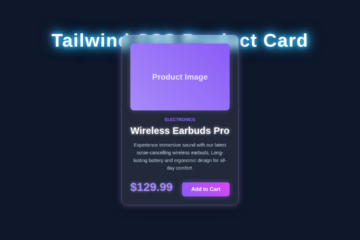 Tailwind Product Card: Build Stunning Cards with HTML & CSS