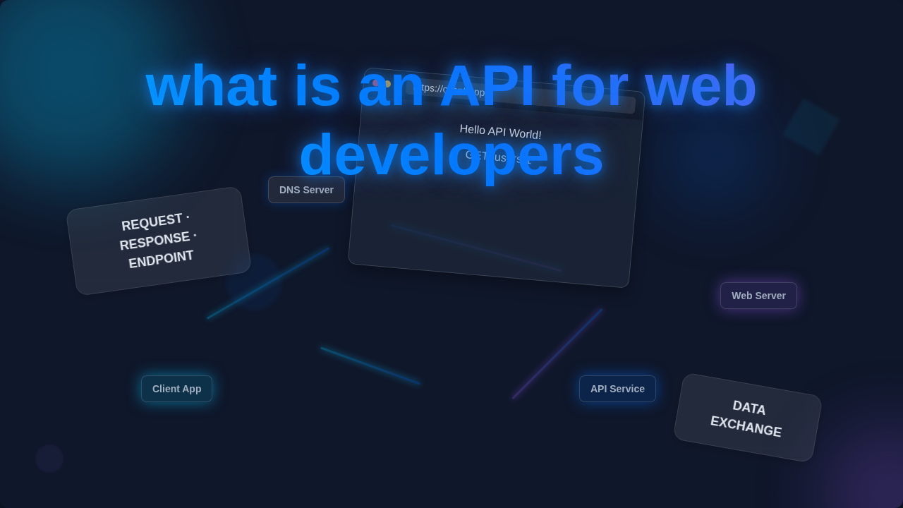 What is an API for Web Developers? Visual Guide & Concepts