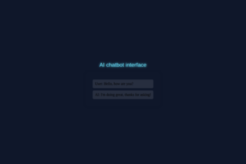 AI Chatbot interface with HTML, CSS, JavaScript