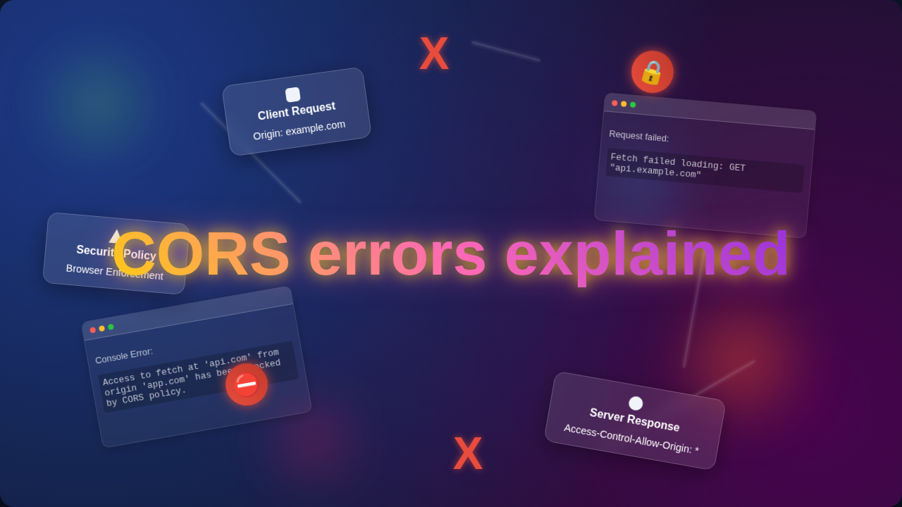 CORS Errors Explained: Visualizing Web Network Security