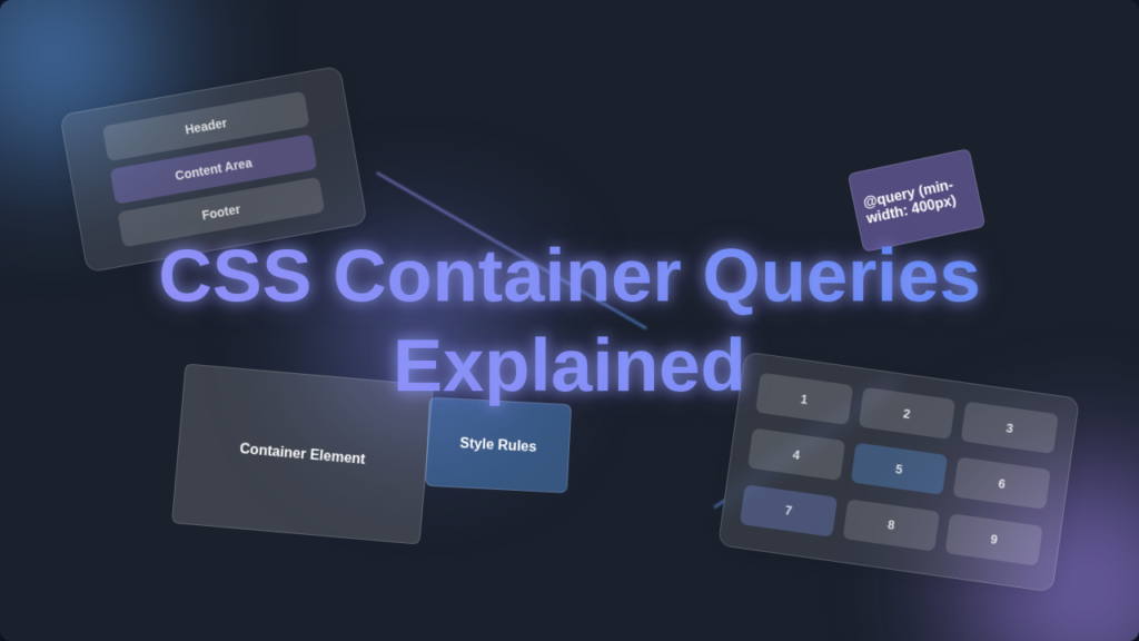 CSS Container Queries Explained: Layout & Responsive Design