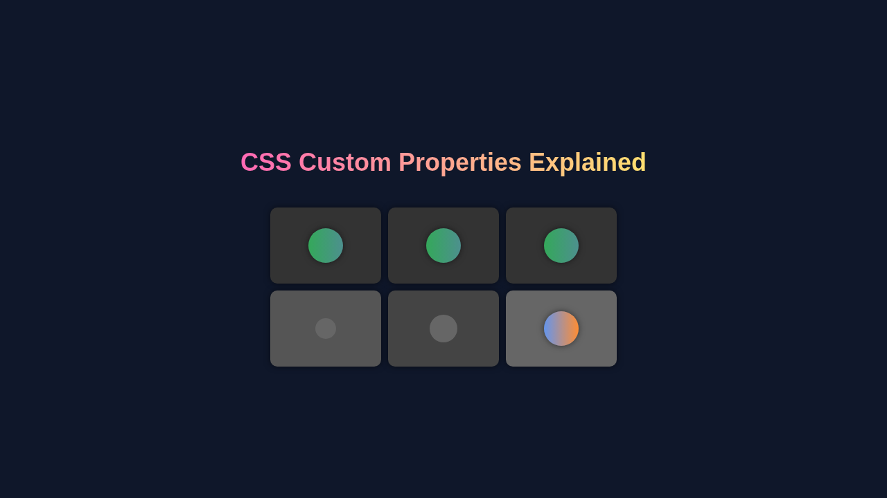 CSS Custom Properties