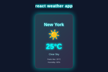React Weather App Tutorial: Build with Functional Components
