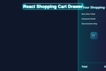 Shopping Cart Drawer in React: Functional Components & Hooks