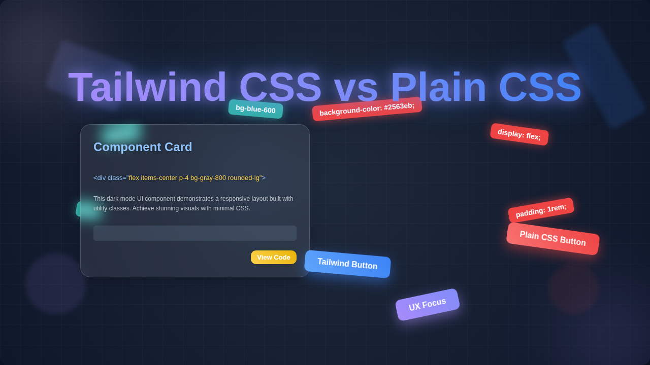Tailwind CSS vs Plain CSS: The Ultimate Comparison
