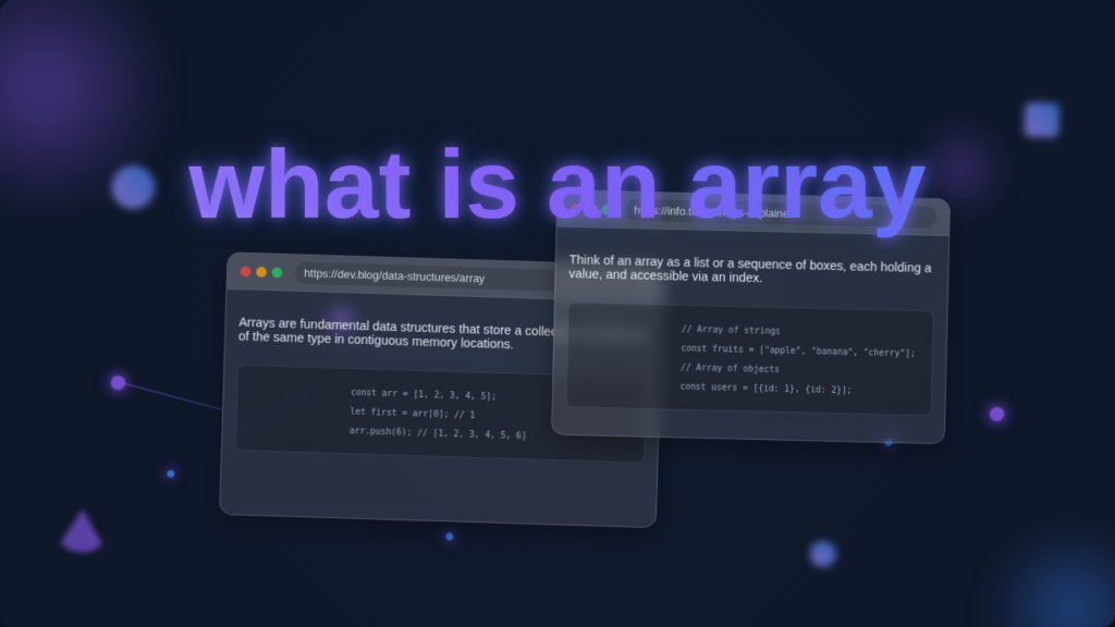 What is an Array? Beginner's Guide to Data Structures