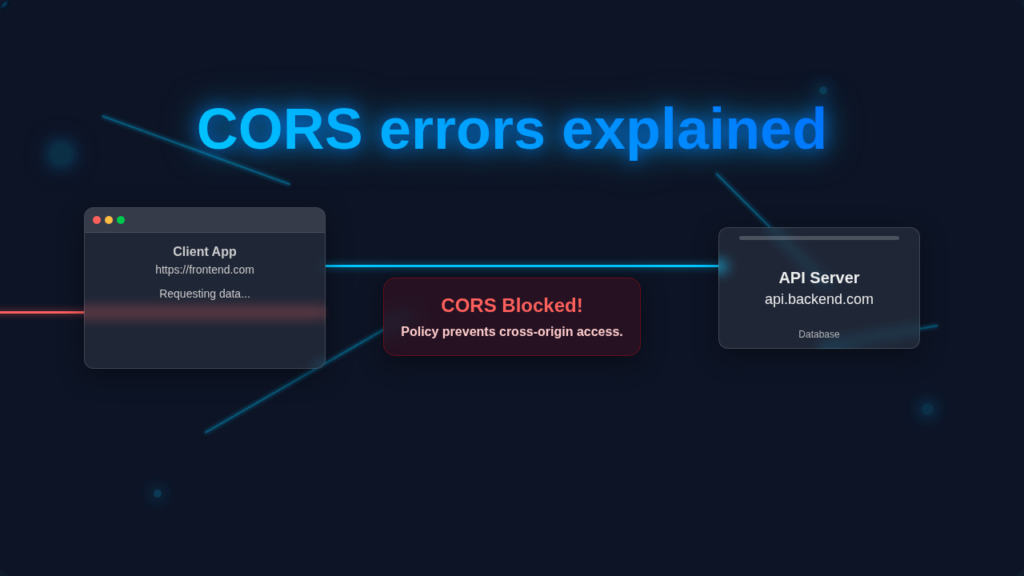 CORS Errors Explained: Unraveling Web Network Issues