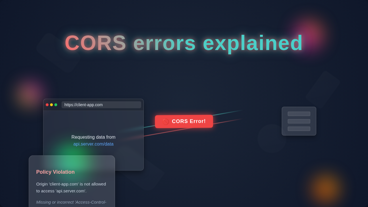 CORS Errors Explained: A Visual Guide to Fixing Them