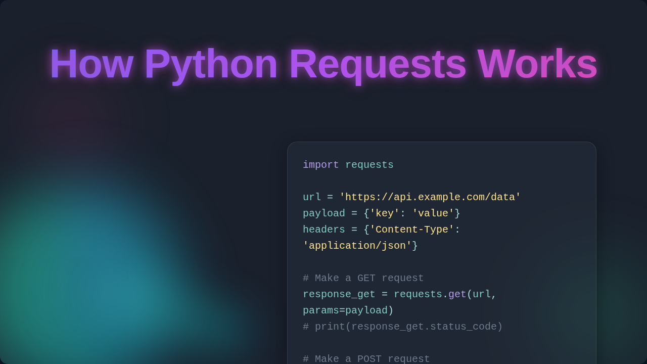How Python Requests Works - Blog Thumbnail Design