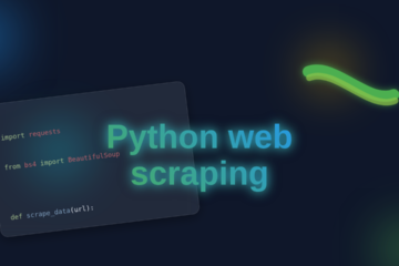 Python Web Scraping Blog Thumbnail Design