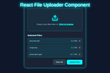 React File Uploader: Build a Modern Component with Hooks