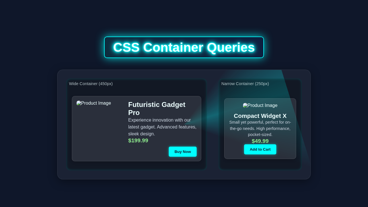 CSS Container Queries Tutorial: Responsive Design with HTML & CSS
