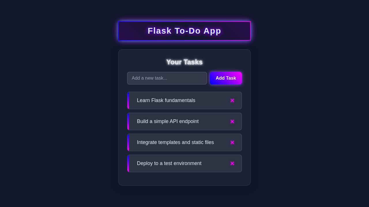 Flask To-Do App Tutorial: Build a Simple Python Backend