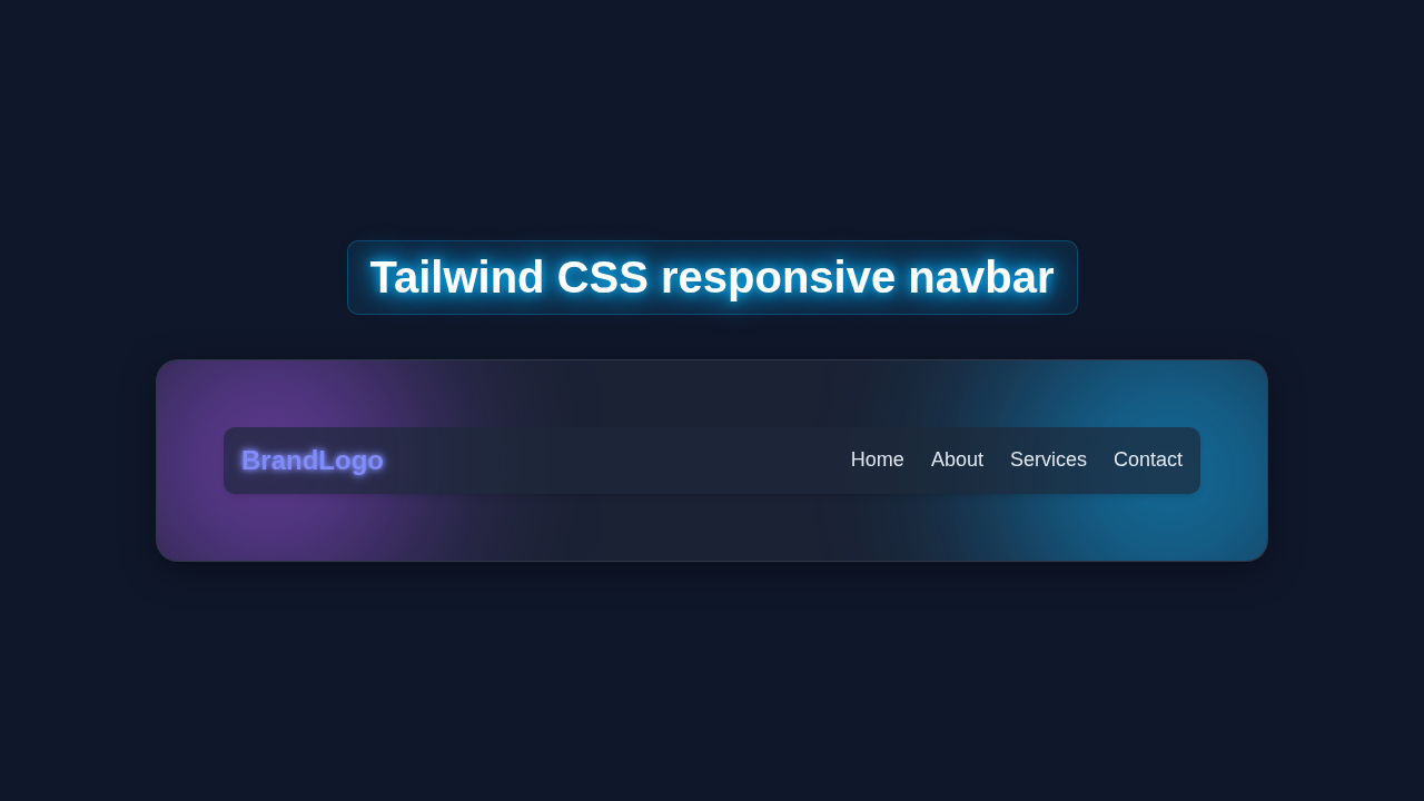 Responsive Navbar Tailwind CSS: Build a Modern HTML Menu