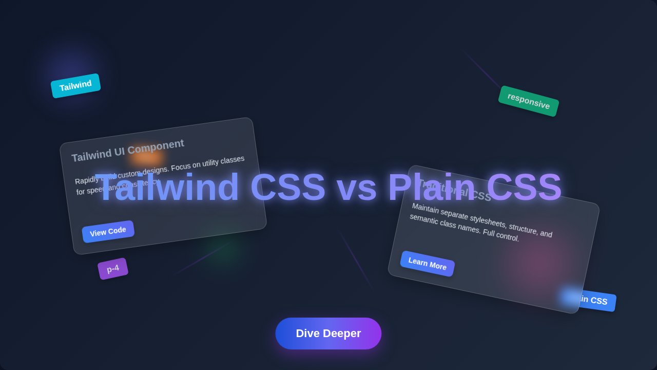 Tailwind CSS vs Plain CSS: The Ultimate Comparison