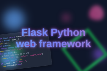 Blog Thumbnail: Flask Python Web Framework - UI/UX Design