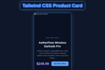 Product Card Tailwind CSS: Build Stunning HTML Designs