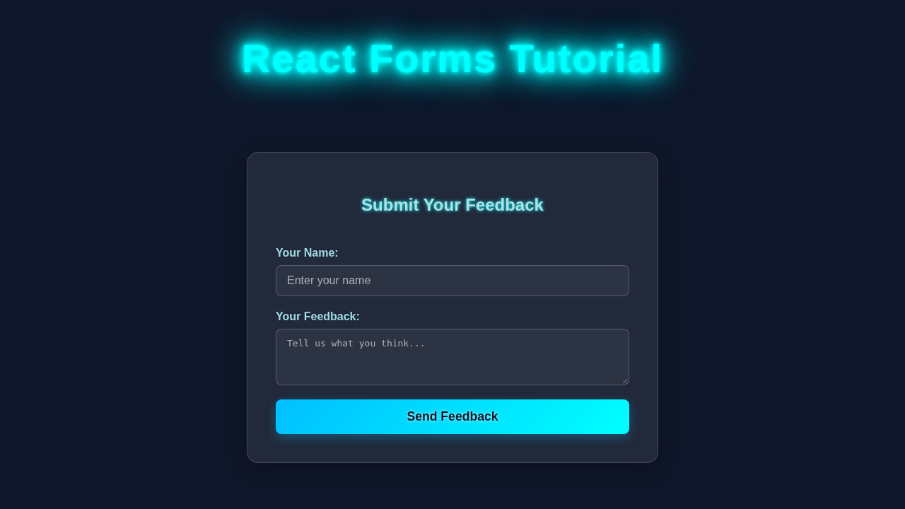 React Forms Handling Tutorial: Mastering Inputs & State in JSX
