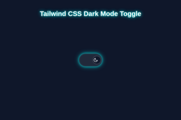 Tailwind Dark Mode Toggle: HTML & CSS Tutorial